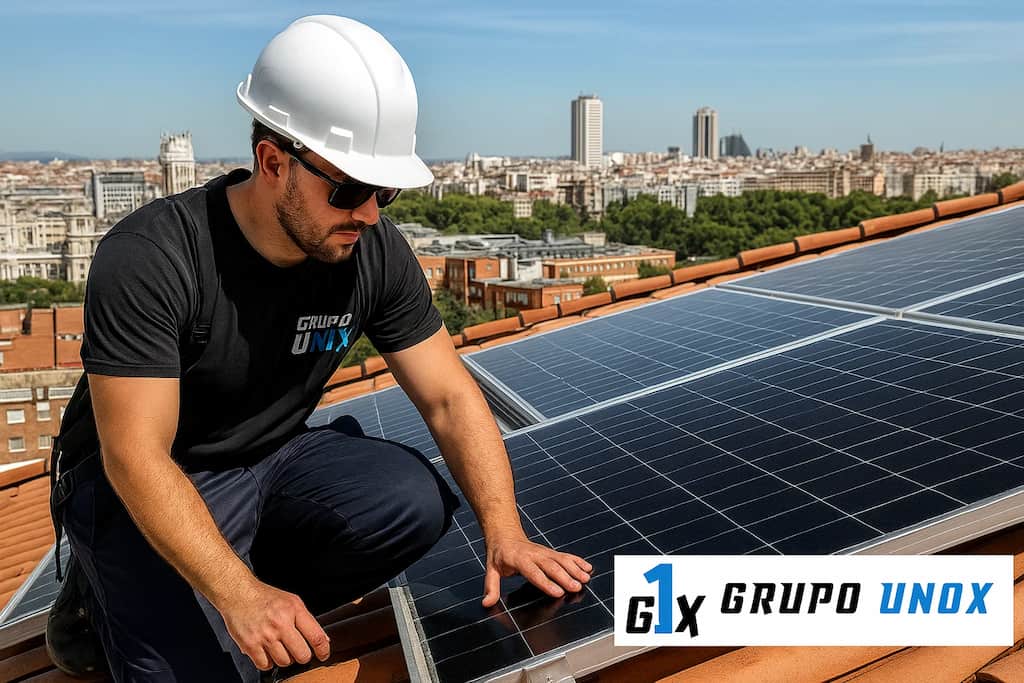 instalación placas solares madrid