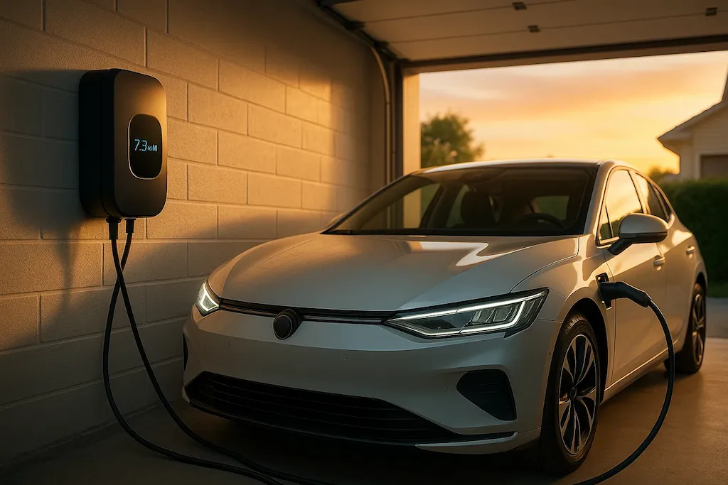 cuanta potencia se necesita para cargar un coche electrico